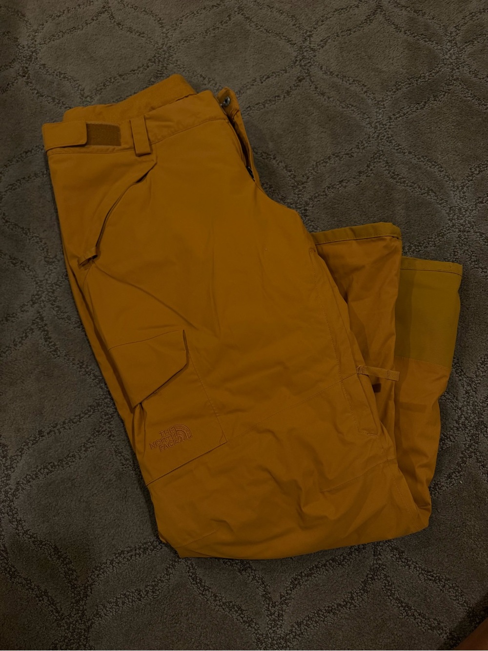 The North Face Men’s Mustard Yellow Snow Pants